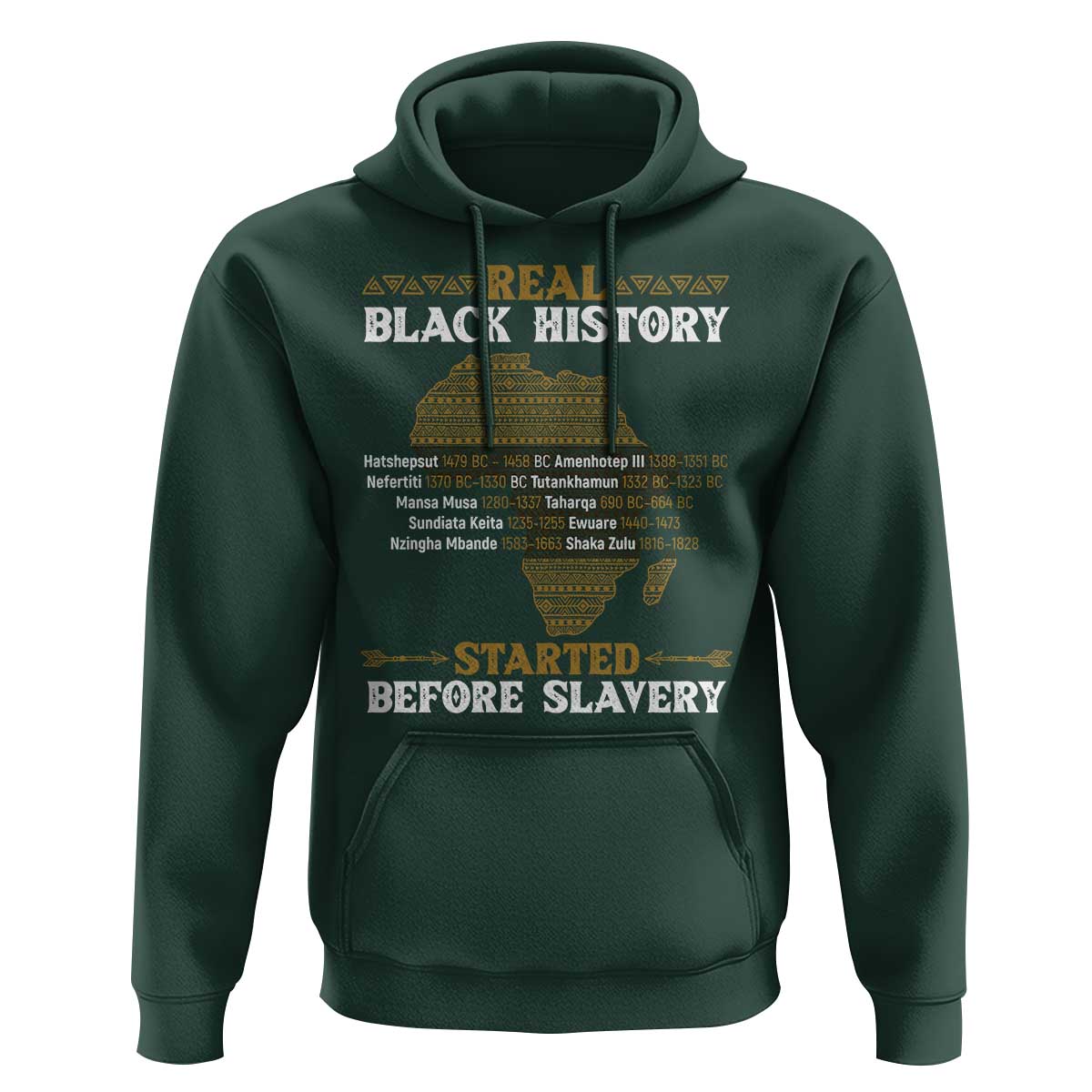 Real Black History Started Before Slavery Hoodie