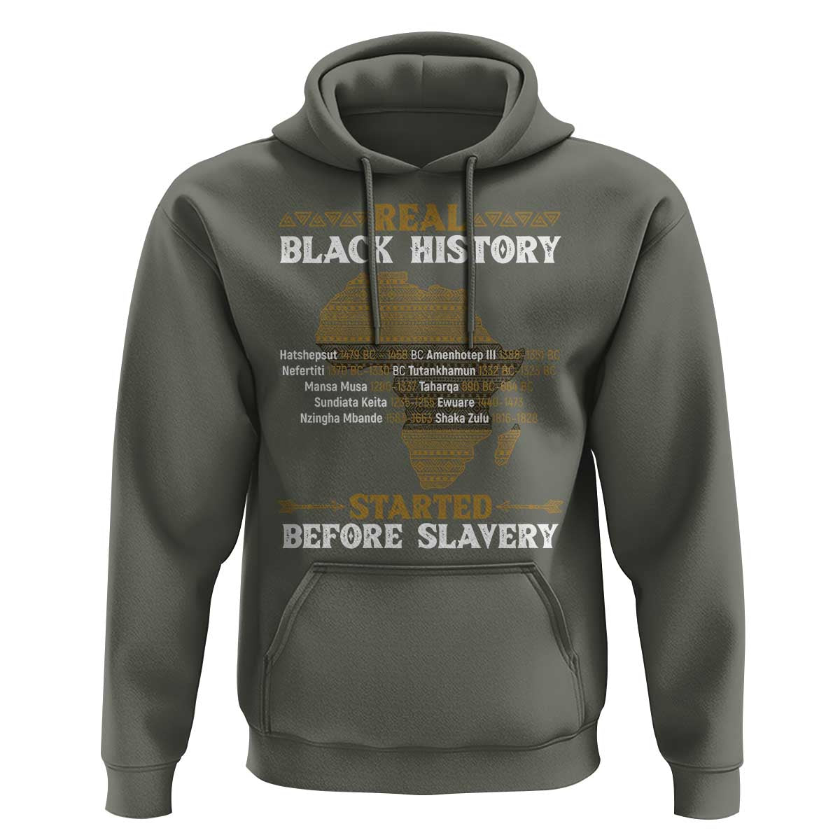 Real Black History Started Before Slavery Hoodie