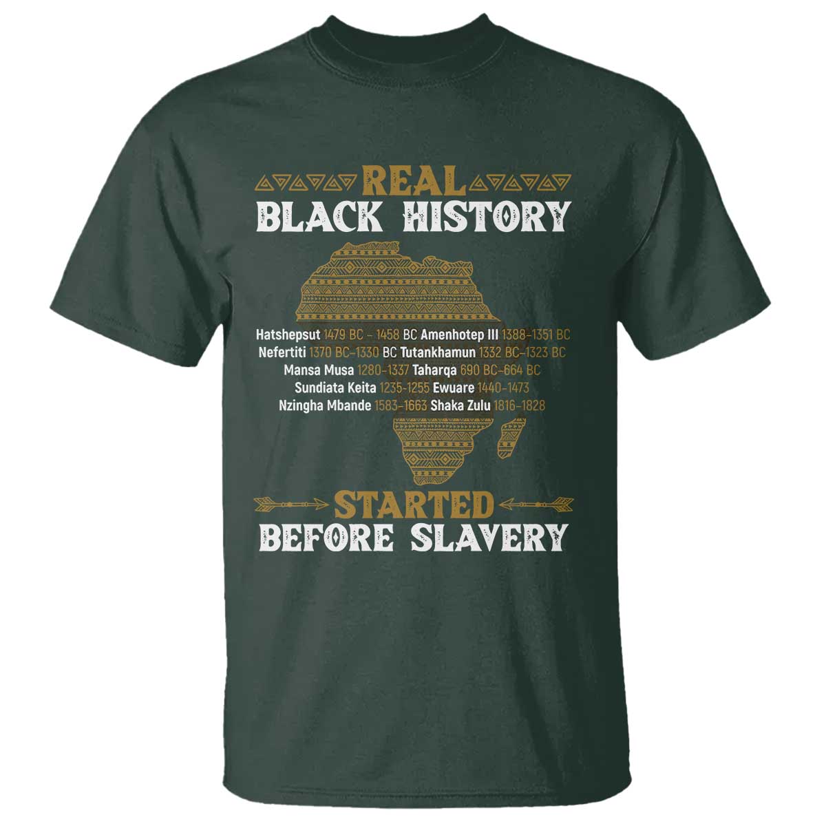 Real Black History Started Before Slavery T Shirt