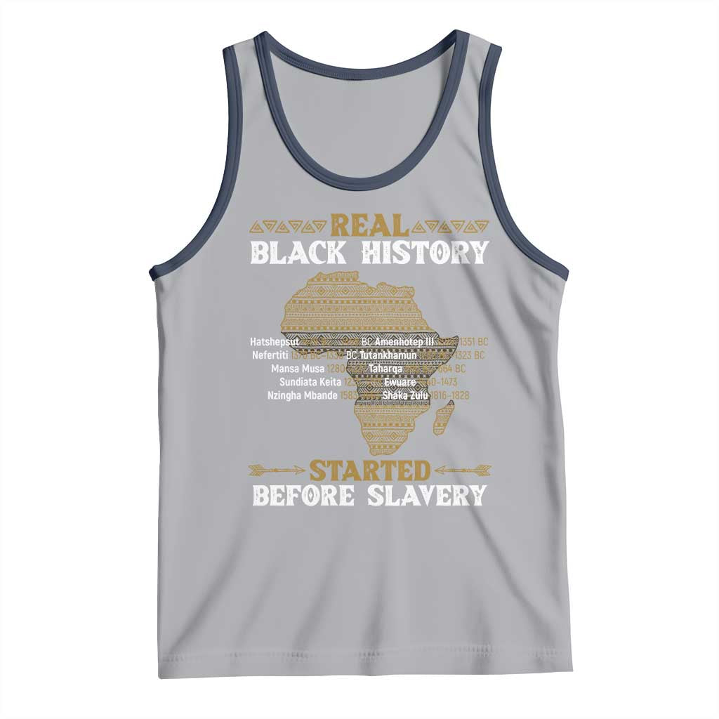 Real Black History Started Before Slavery Tank Top