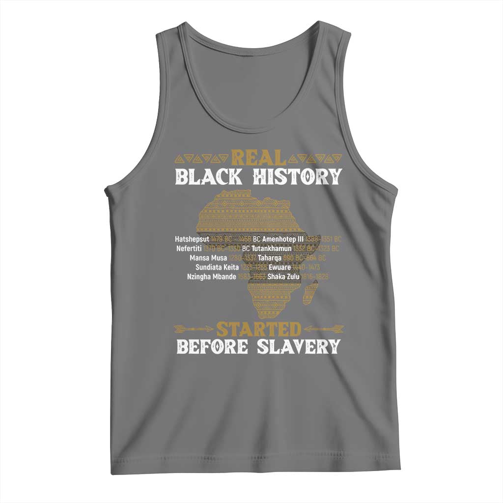 Real Black History Started Before Slavery Tank Top