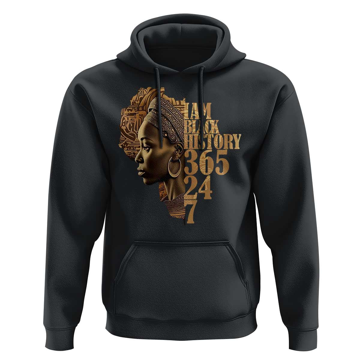 I Am Black History 365 24 7 Hoodie