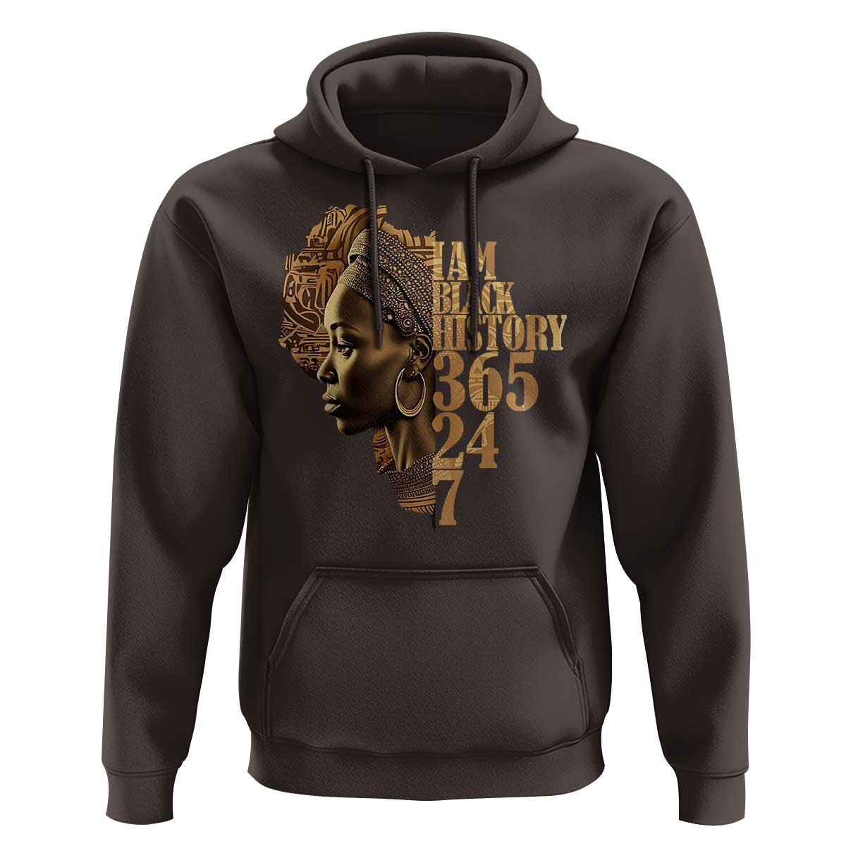 I Am Black History 365 24 7 Hoodie