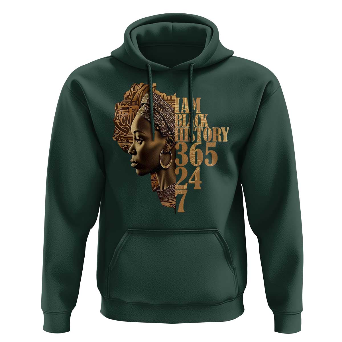I Am Black History 365 24 7 Hoodie
