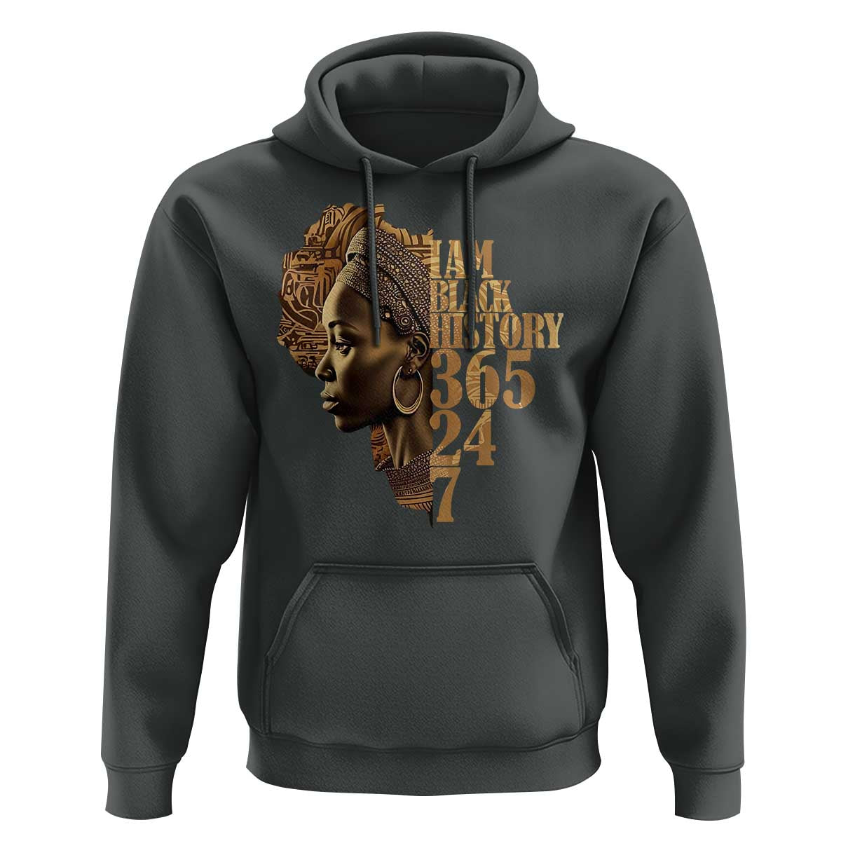 I Am Black History 365 24 7 Hoodie