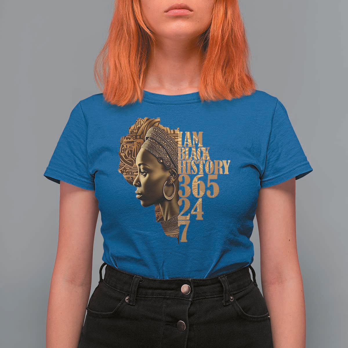 I Am Black History 365 24 7 T Shirt For Women