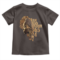 I Am Black History 365 24 7 Toddler T Shirt