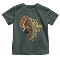 I Am Black History 365 24 7 Toddler T Shirt