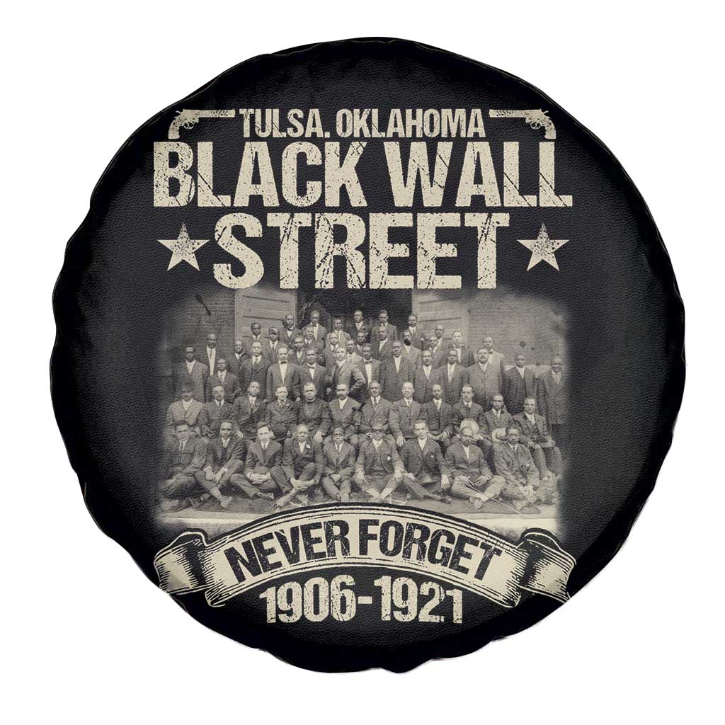 Black Wall Street Spare Tire Cover Never Forget 1906 1921 Tulsa Black History
