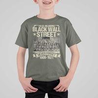 Black Wall Street T Shirt For Kid Never Forget 1906 1921 Tulsa Black History