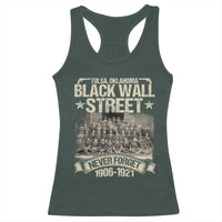 Black Wall Street Racerback Tank Top Never Forget 1906 1921 Tulsa Black History