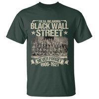 Black Wall Street T Shirt Never Forget 1906 1921 Tulsa Black History
