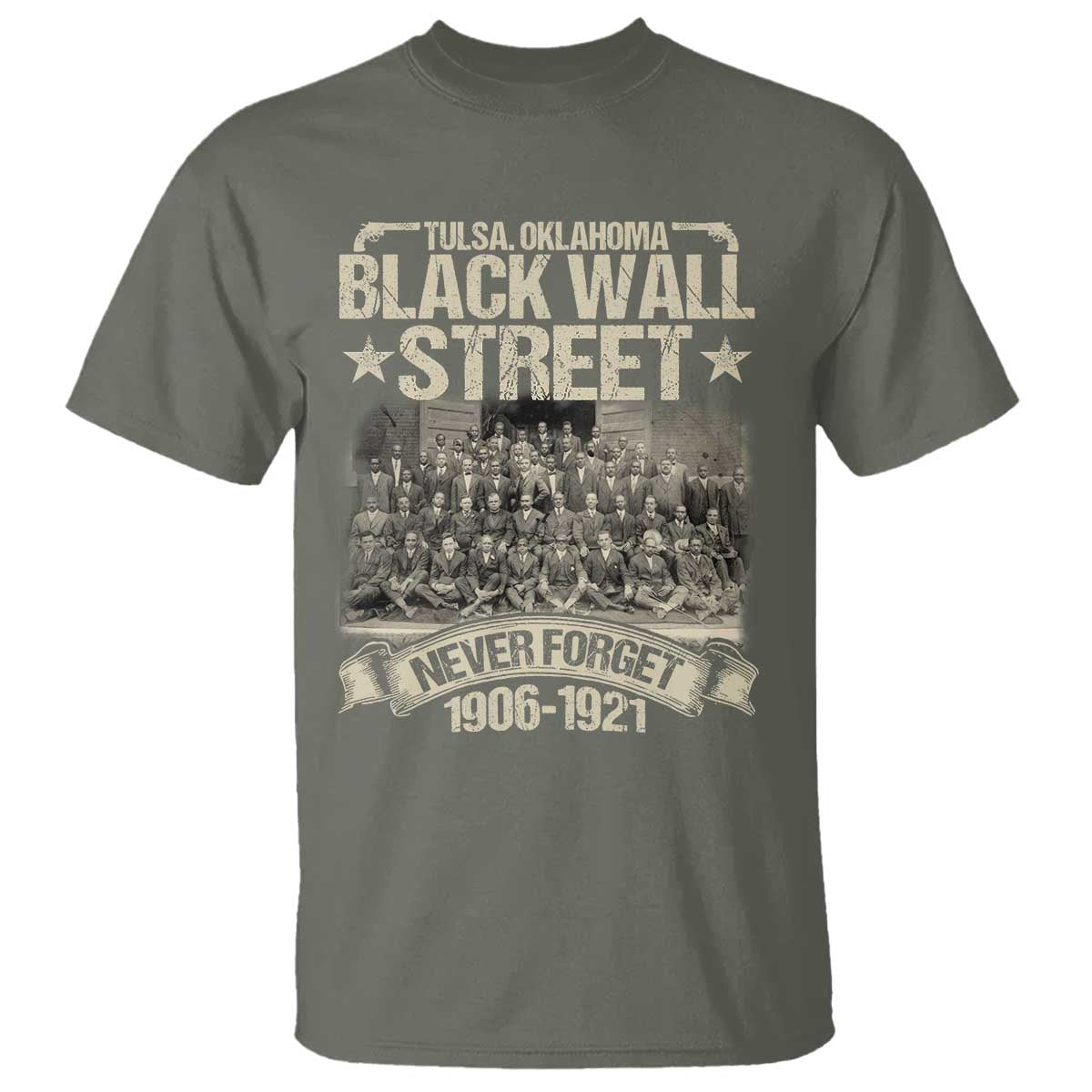 Black Wall Street T Shirt Never Forget 1906 1921 Tulsa Black History