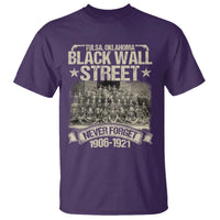 Black Wall Street T Shirt Never Forget 1906 1921 Tulsa Black History