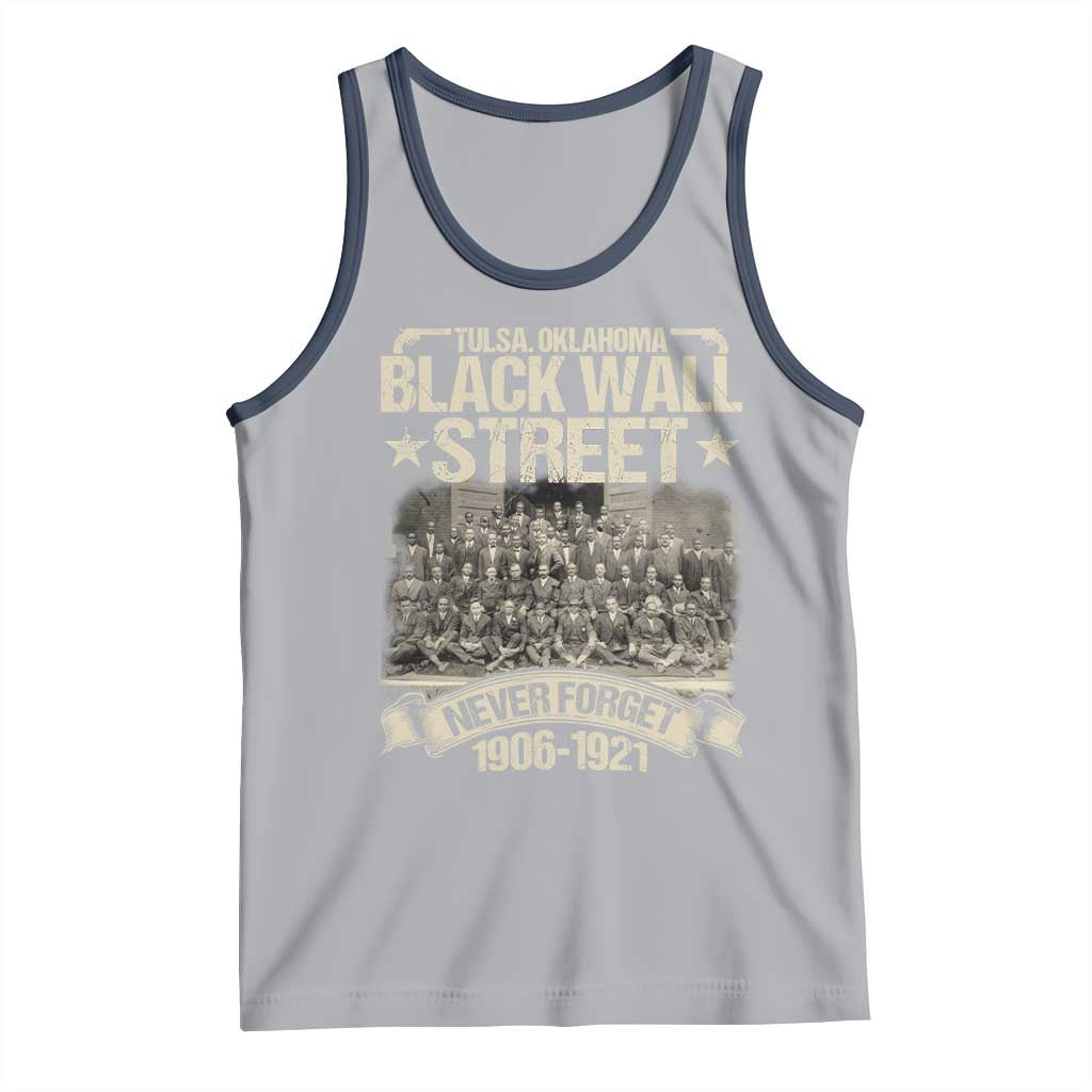 Black Wall Street Tank Top Never Forget 1906 1921 Tulsa Black History