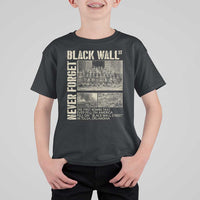 Black Wall Street T Shirt For Kid Never Forget Tulsa Black History Month