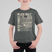 Black Wall Street T Shirt For Kid Never Forget Tulsa Black History Month