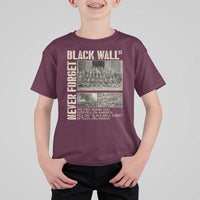 Black Wall Street T Shirt For Kid Never Forget Tulsa Black History Month