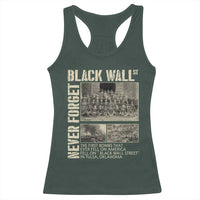 Black Wall Street Racerback Tank Top Never Forget Tulsa Black History Month