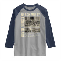 Black Wall Street Raglan Shirt Never Forget Tulsa Black History Month