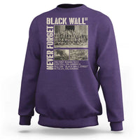 Black Wall Street Sweatshirt Never Forget Tulsa Black History Month