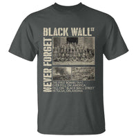 Black Wall Street T Shirt Never Forget Tulsa Black History Month