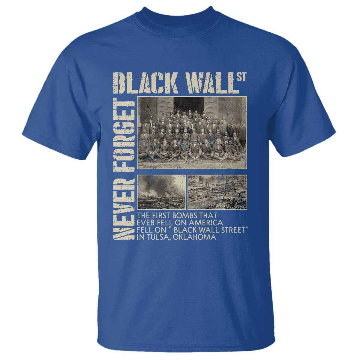 Black Wall Street T Shirt Never Forget Tulsa Black History Month