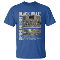 Black Wall Street T Shirt Never Forget Tulsa Black History Month
