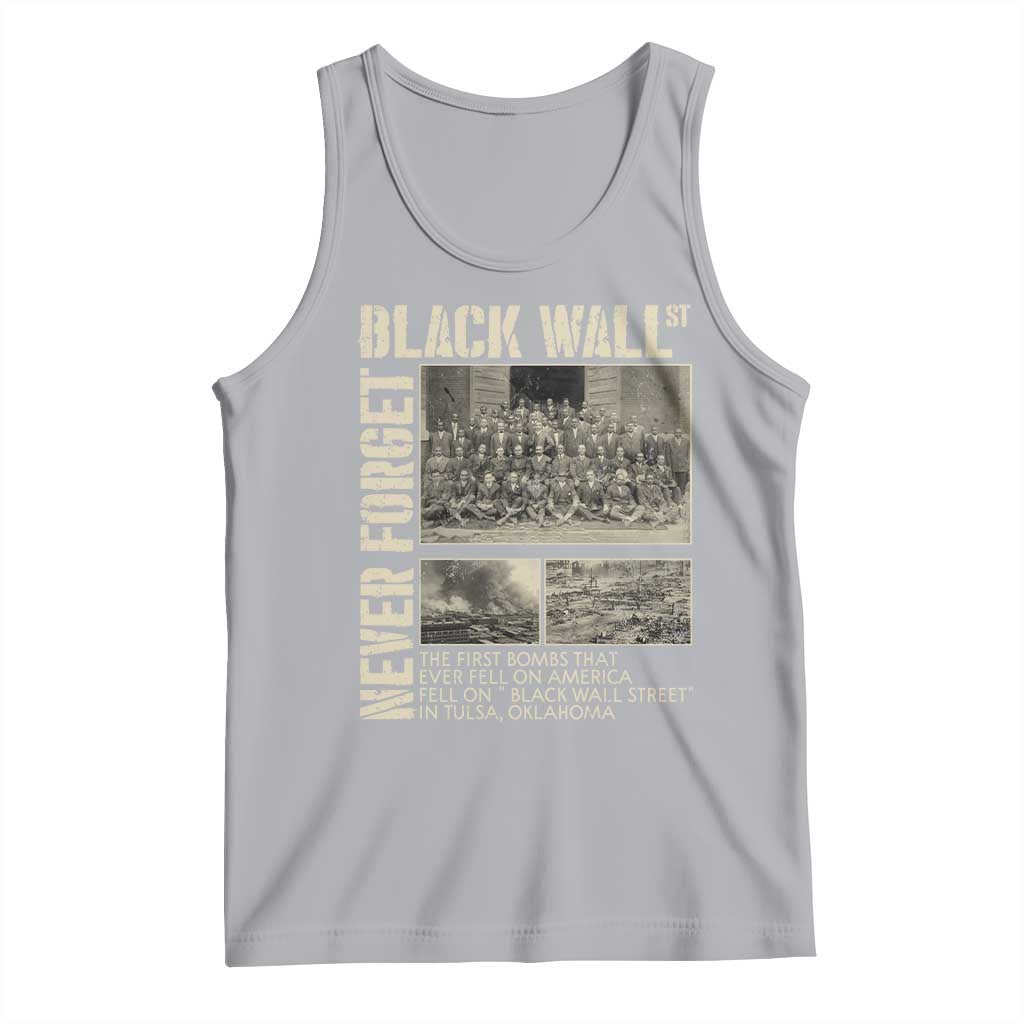 Black Wall Street Tank Top Never Forget Tulsa Black History Month