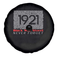 Black Wall Street Spare Tire Cover Never Forget 1921 Greenwood Tulsa Black History
