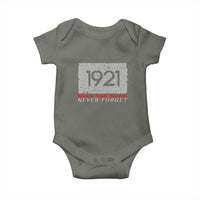 Black Wall Street Baby Onesie Never Forget 1921 Greenwood Tulsa Black History