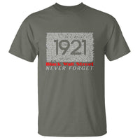 Black Wall Street T Shirt Never Forget 1921 Greenwood Tulsa Black History