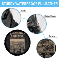 Black Wall Street Spare Tire Cover Never Forget 1921 Tulsa Black History Retro