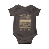 Black Wall Street Baby Onesie Never Forget 1921 Tulsa Black History Retro