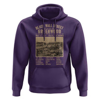 Black Wall Street Hoodie Never Forget 1921 Tulsa Black History Retro