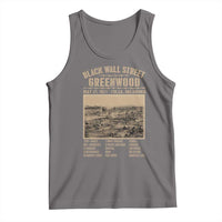 Black Wall Street Tank Top Never Forget 1921 Tulsa Black History Retro