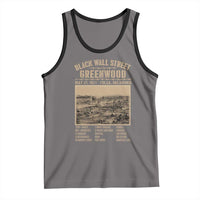 Black Wall Street Tank Top Never Forget 1921 Tulsa Black History Retro