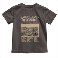 Black Wall Street Toddler T Shirt Never Forget 1921 Tulsa Black History Retro