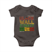 Never Forget Black Wall Street Baby Onesie Greenwood Tulsa Oklahoma Black History