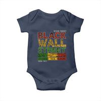 Never Forget Black Wall Street Baby Onesie Greenwood Tulsa Oklahoma Black History