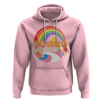 LGBT Pride Hoodie The Future Is Inclusive Rainbow - Wonder Print Shop