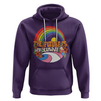 LGBT Pride Hoodie The Future Is Inclusive Rainbow - Wonder Print Shop