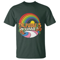 LGBT Pride T Shirt The Future Is Inclusive Rainbow - Wonder Print Shop