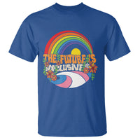 LGBT Pride T Shirt The Future Is Inclusive Rainbow - Wonder Print Shop