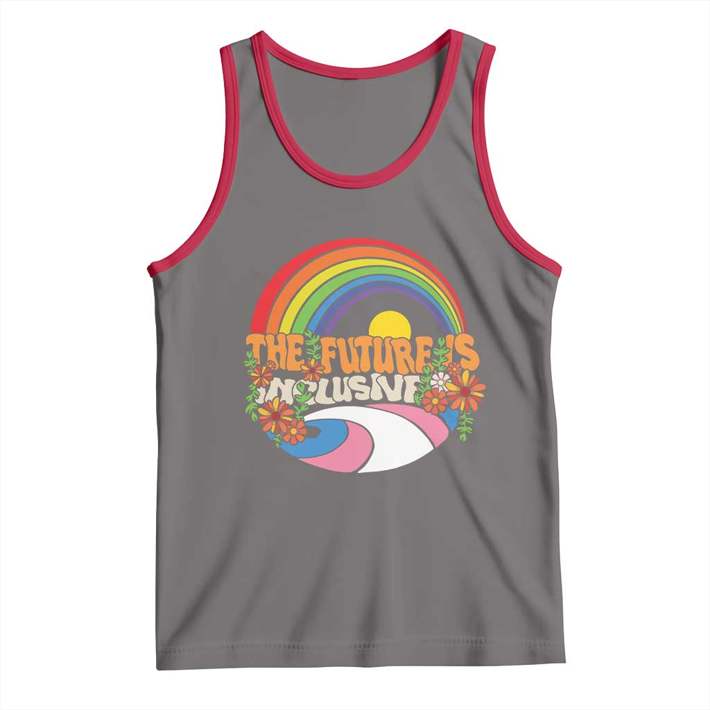 LGBT Pride Tank Top The Future Is Inclusive Rainbow
