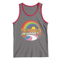 LGBT Pride Tank Top The Future Is Inclusive Rainbow