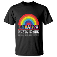 LGBTQ Ally Equality Hurts No One T Shirt - Wonder Print Shop