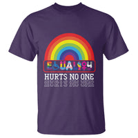 LGBTQ Ally Equality Hurts No One T Shirt - Wonder Print Shop