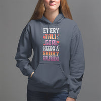 Lesbian Couple Hoodie Every Tall Girl Needs A Short Girlfriend - Wonder Print Shop