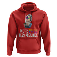 LGBT Pride Hoodie More Pride Less Prejudice Rainbow - Wonder Print Shop